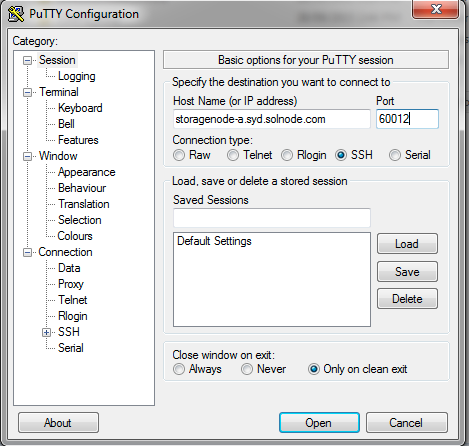 storagenode_putty_example